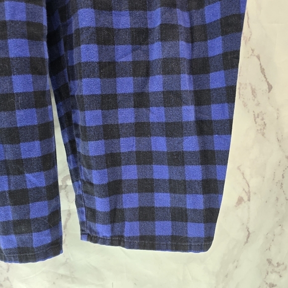 Vintage Jumpsuit Womens Small Medium 90s Gingham Checkered Slouchy Gaucho Tank - Picture 5 of 13